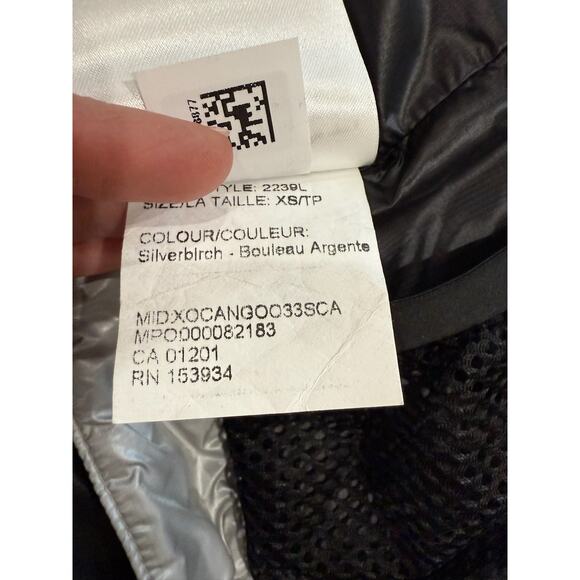 Canada Goose Womens XS Cypress Puffer Down Parka Winter Coat Silverbirch Gray - Picture 7 of 12